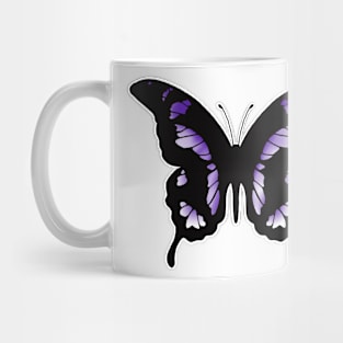 Beautiful purple and white butterfly Mug